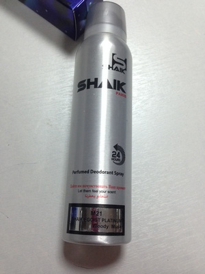 Дезодорант из ОАЭ SHAIK 21 (идентичен Chanel Platinum Egoiste) 150 ml (М) - Парфюмерия и Косметика по Доступным Ценам на DuhiElit.ru