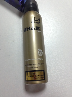 Дезодорант из ОАЭ SHAIK 91 (идентичен Paco Rabanne 1 Million) 150 ml (М) - Парфюмерия и Косметика по Доступным Ценам на DuhiElit.ru